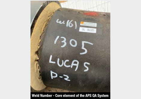 Web Image - Weld Number