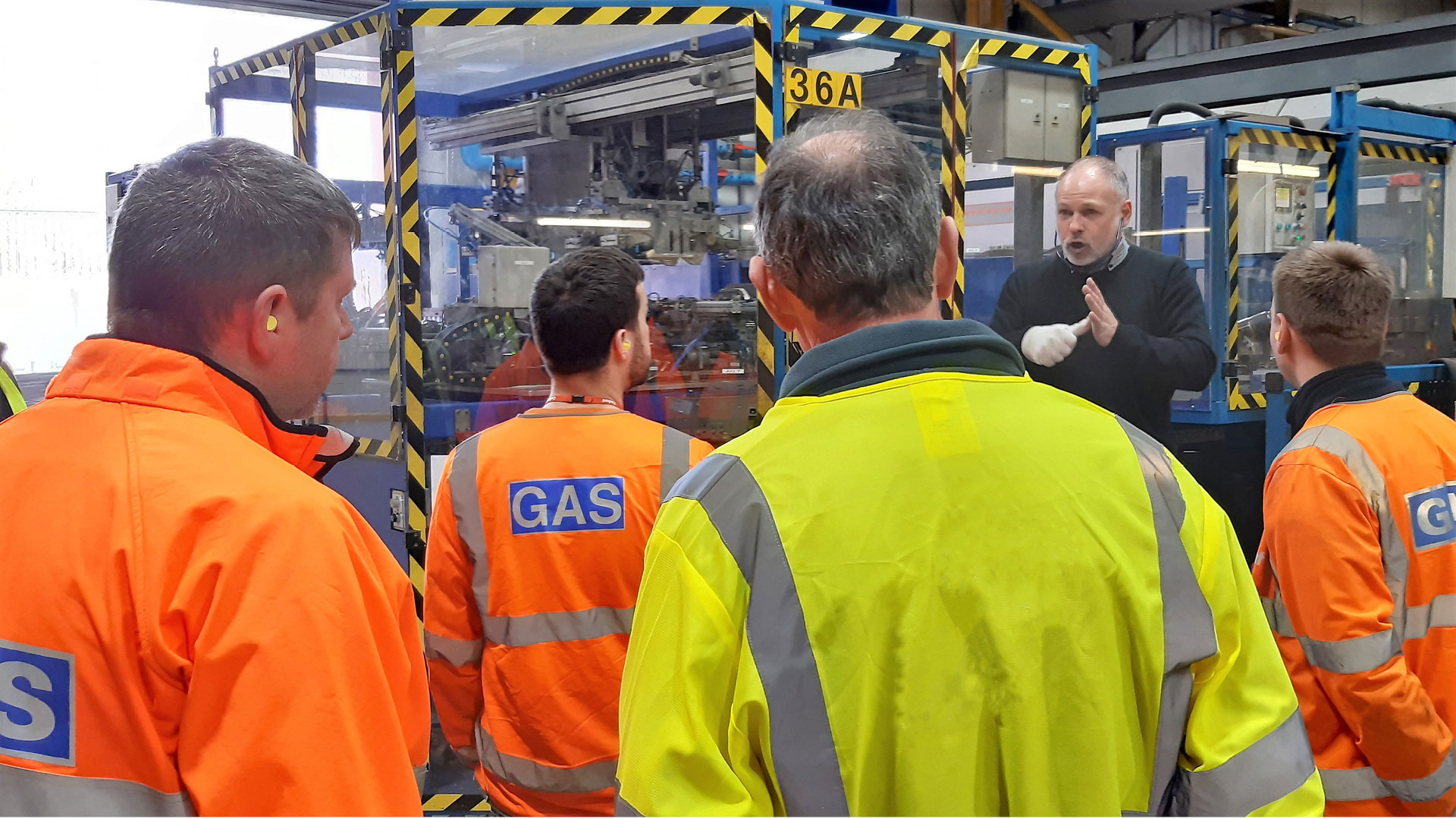 Yorkshire gas association technical site visit Fusion Group Limited