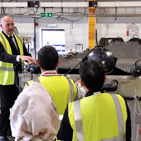 MiGas Contractors visit Fusion Group Test Laboratory