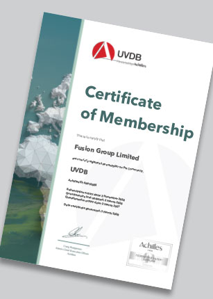 UVDB Certificate of Membership