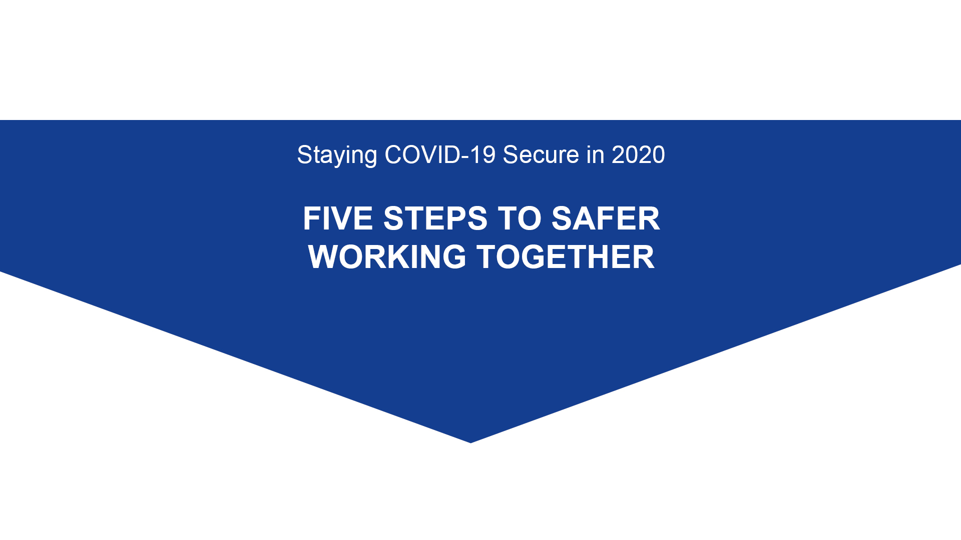 Fusion Group Covid-19 Five Steps to Safer Working Together
