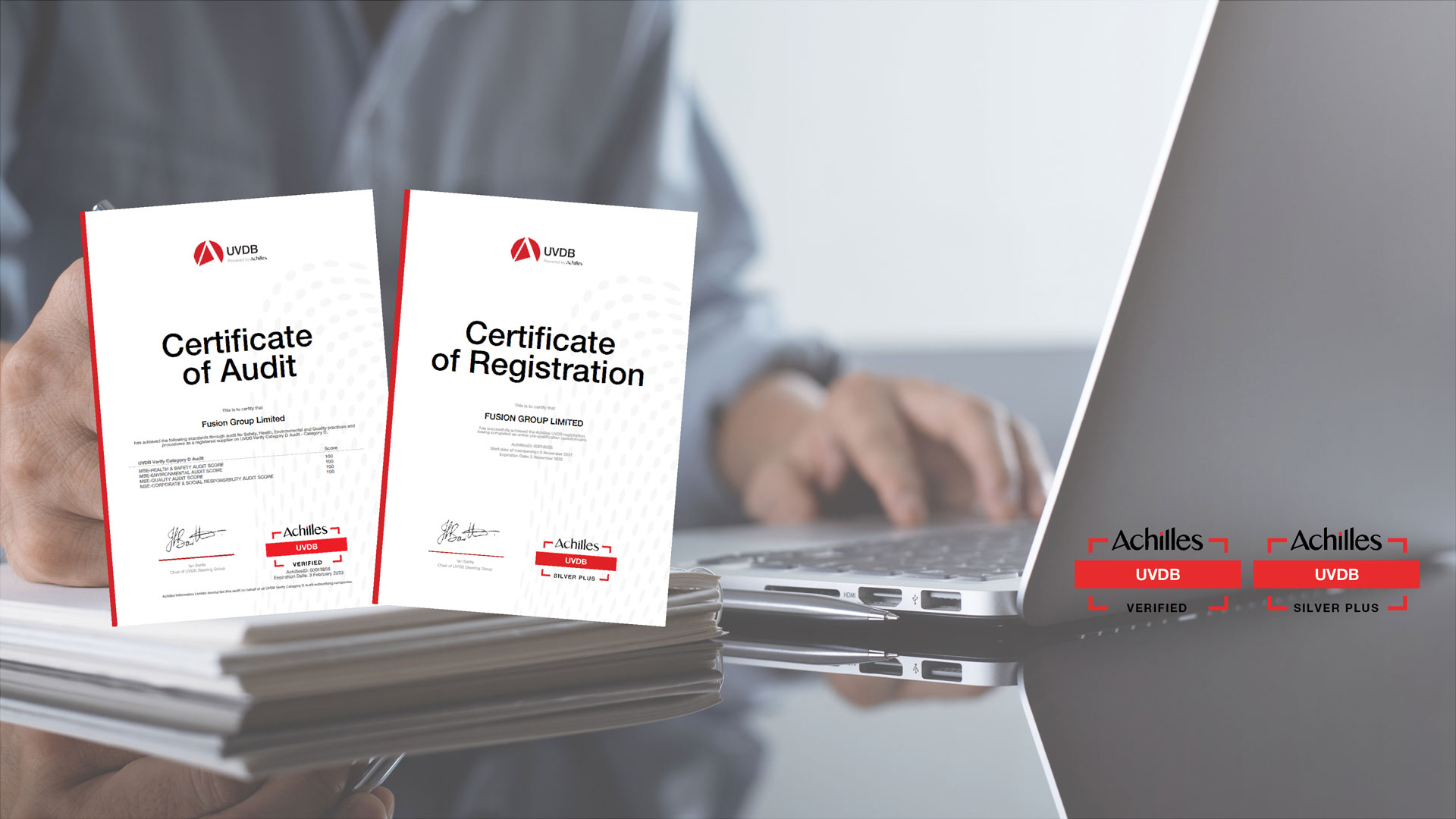 Achilles Audit Certificates