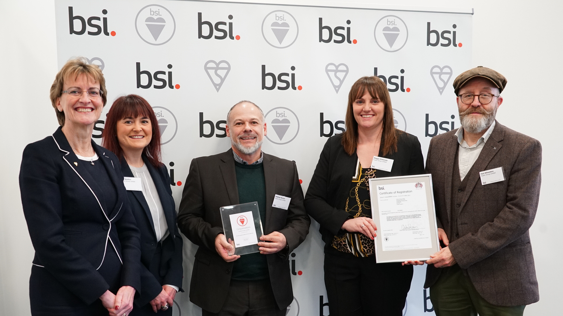 Fusion Group achieve BSI ISO TS29001