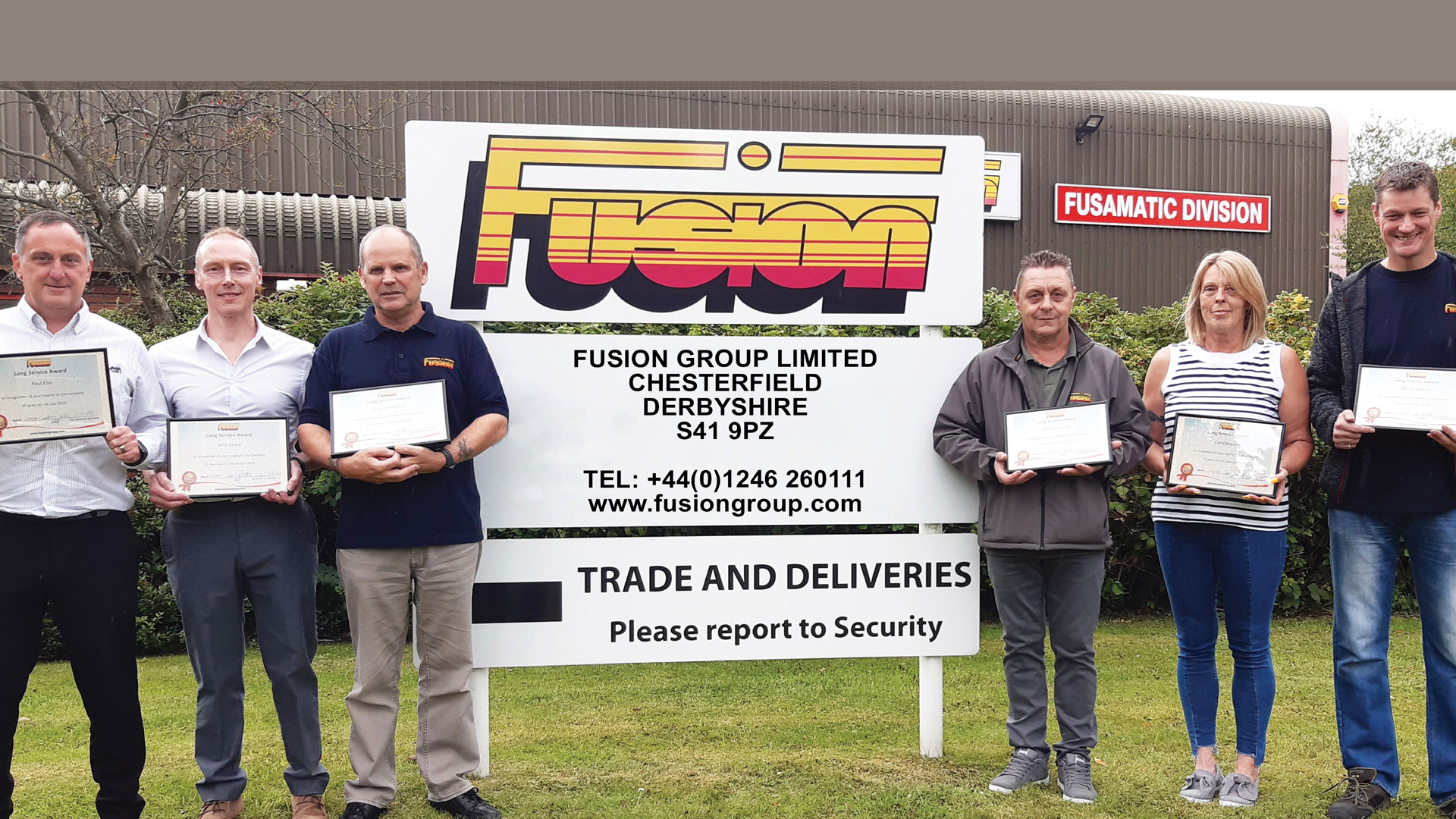 Fusion Group celebrates employee commitment and dedication