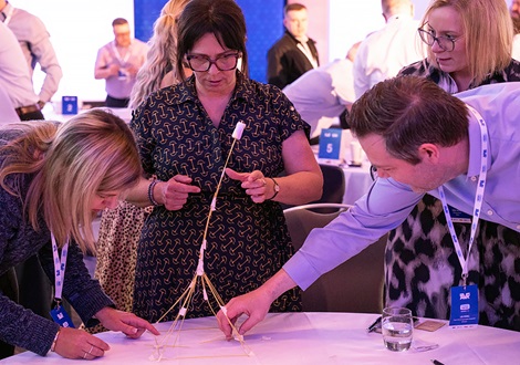 Marshmallow Challenge at Stronger Together Conference