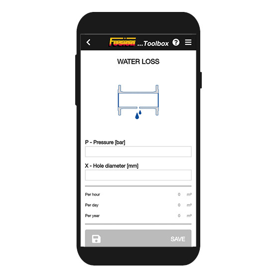 Fusion Assist Water Loss Calculator